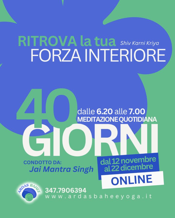 RITROVA la tua FORZA INTERIORE meditazione di 40 giorni